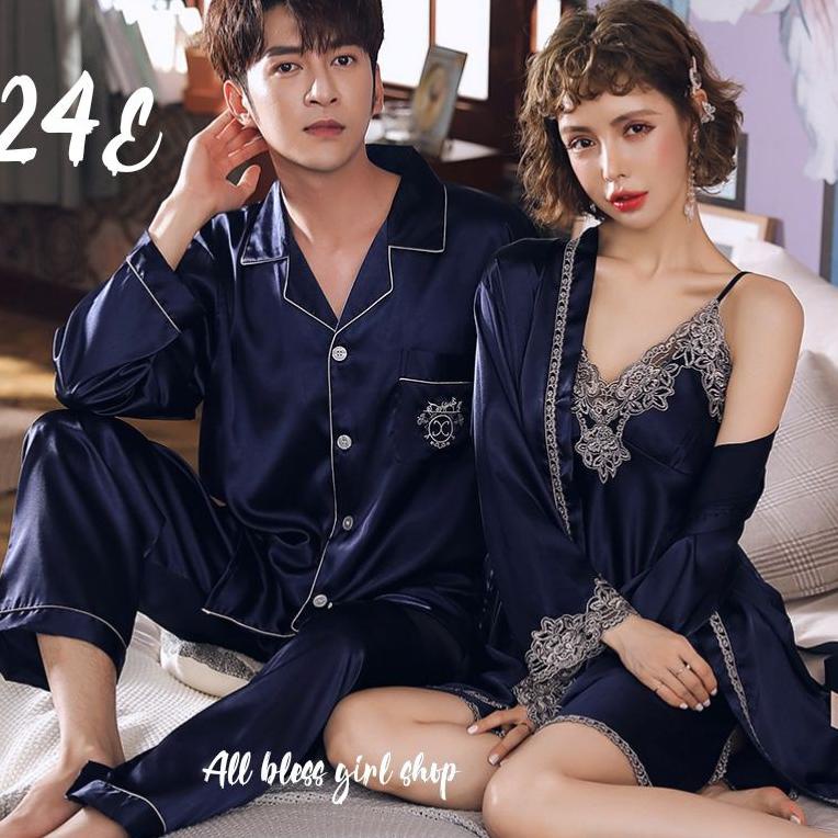 LANGSUNG ORDER baju tidur kimono couple pasangan 24E - 24i