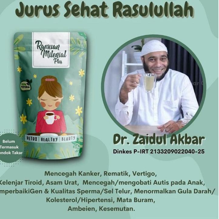 

✵ Dr. ZAIDUL AKBAR MILENIAL PLUS [ REMATIK VARISES AUTO IMUN ASAM URAT MAAG STROKE RINGAN MEMPERBAIKI GEN] Dr. Zaidul Akbar • JSR ➢