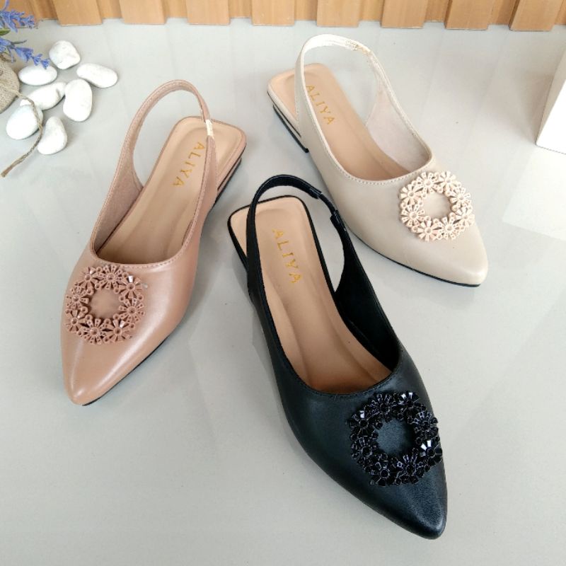 Aliya Carina Mules Wanita heels/hak 2cm