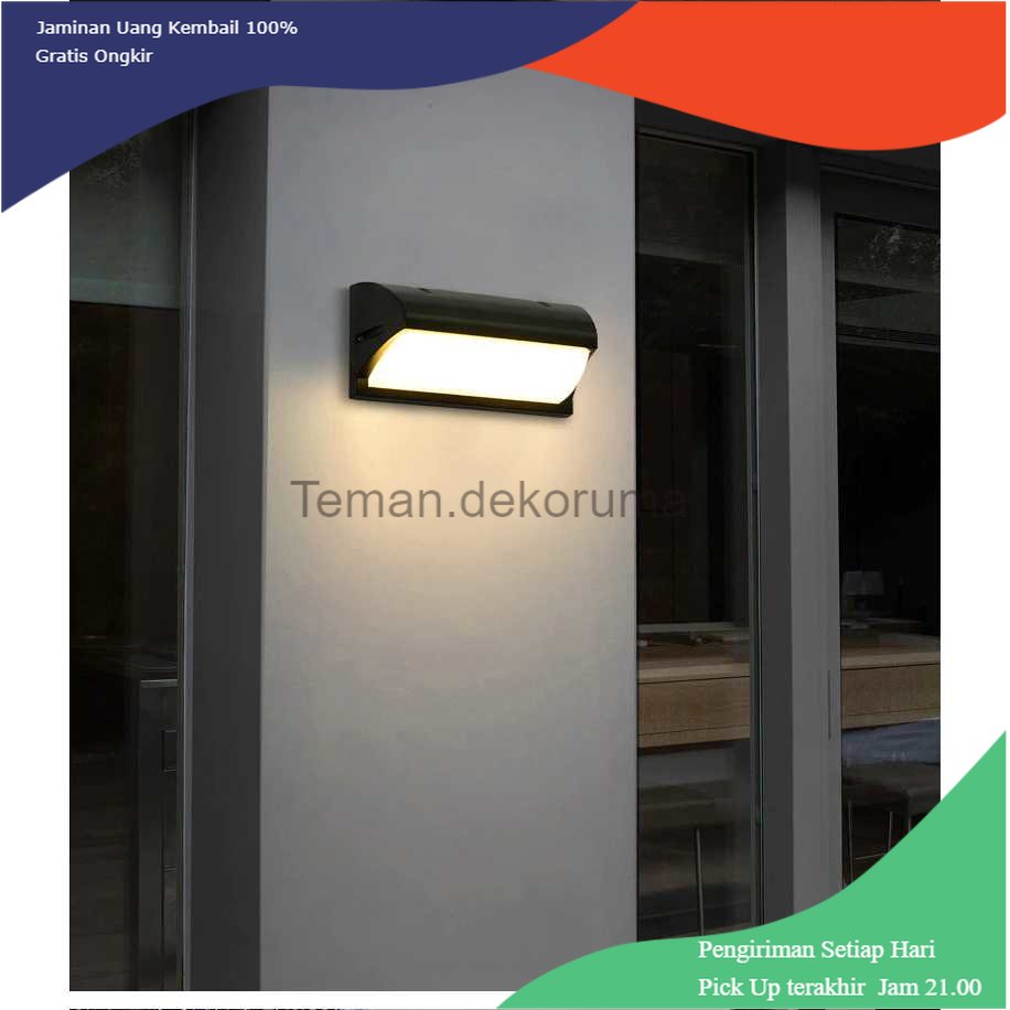 TD - LMP GAVT Lampu Dinding Hias Outdoor Wall Light 18W Warm White Model E - 611