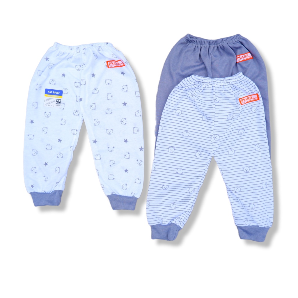 (CLN003) ISI 3PCS CELANA PANJANG BAYI