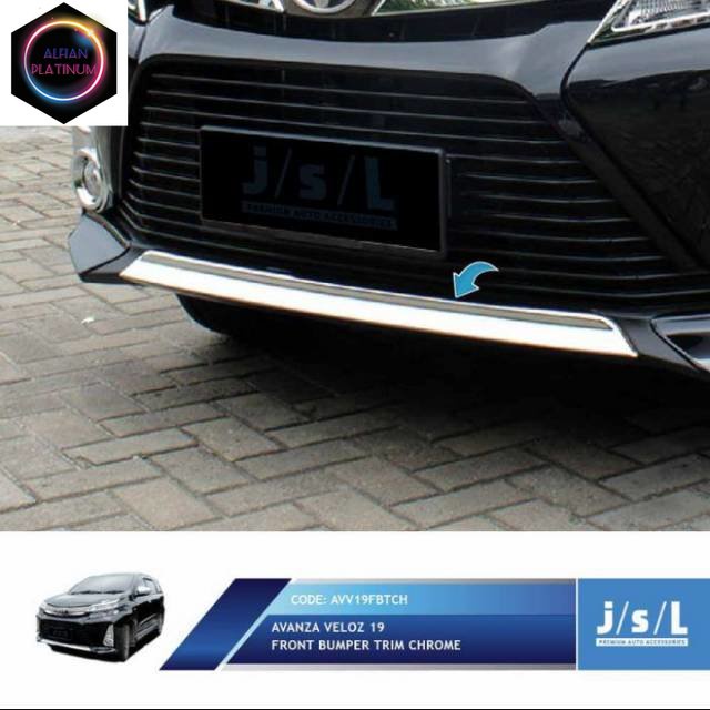 Front Grill Bumper/List Grill Depan Bumper CHROME Toyota Avanza/Xenia/Veloz 2019