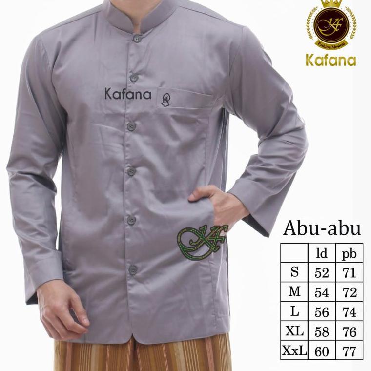 LANGSUNG ORDER Baju koko haibah semi jas polos merk al-kafi SD012