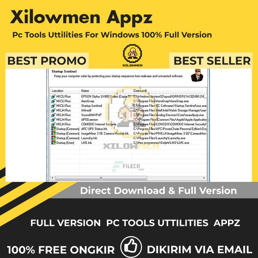 [Full Version] Startup Sentinel Pro PC Tools Software Utilities Lifetime Win OS