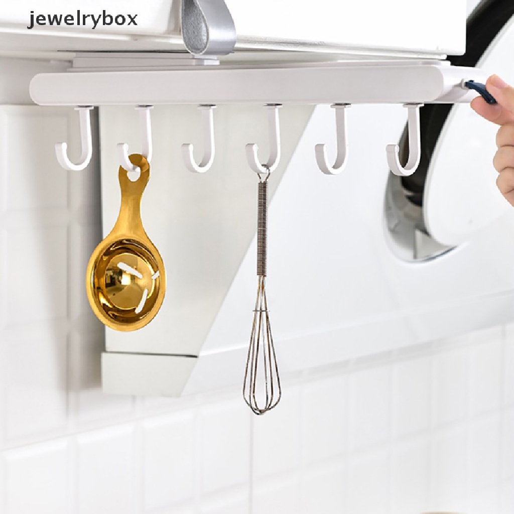 [jewelrybox] Push-pull Telescopic 6kait Kait Dapur Lemari Rak Penyimpanan Shelf Organizer Butik