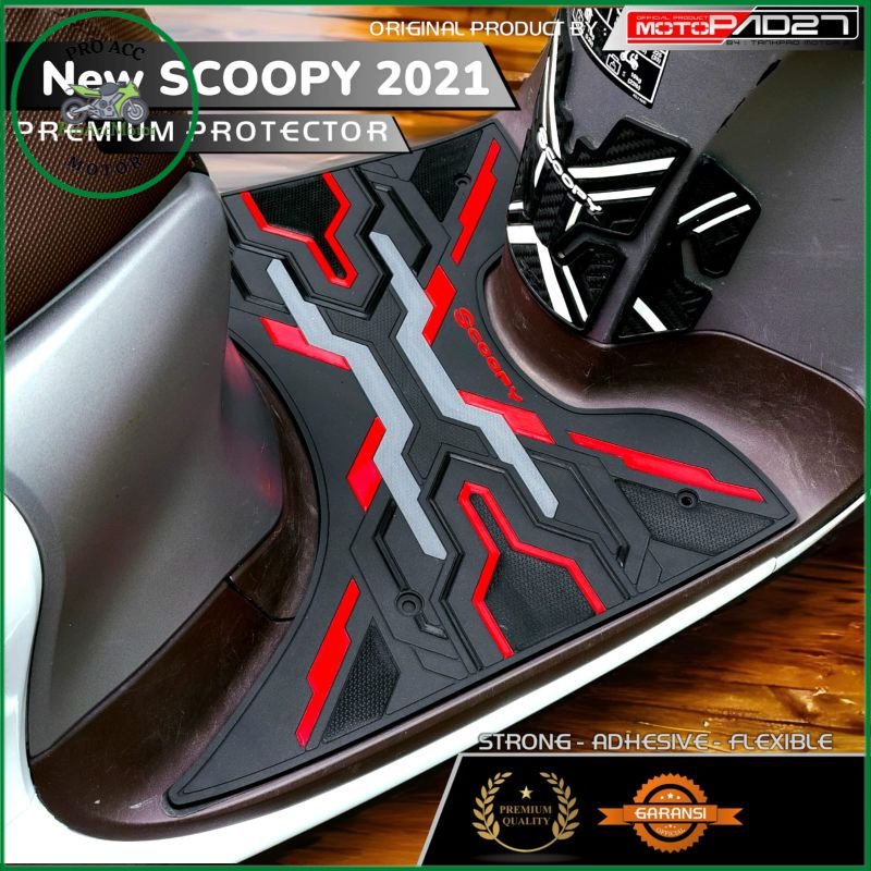 Bordes Pijakan Kaki Full Karet Premium NEW SCOOPY 2021-2023