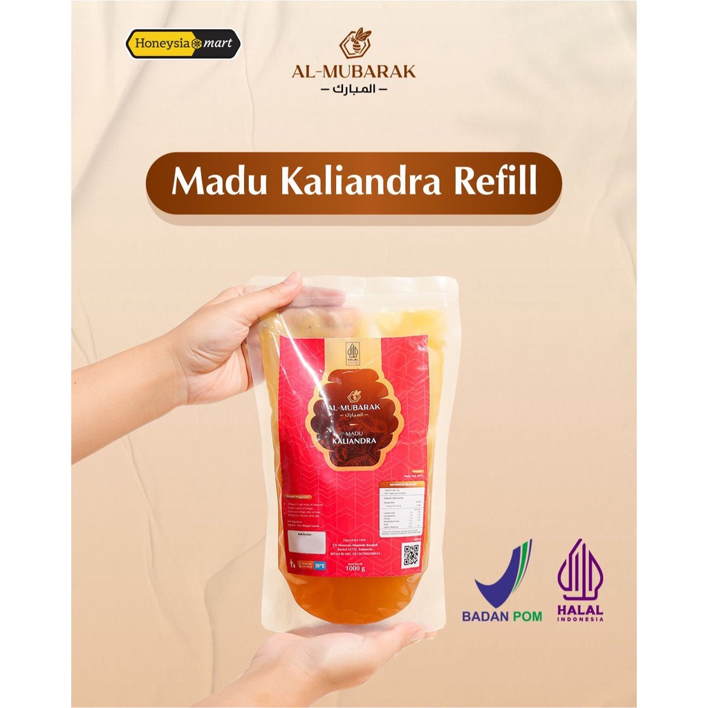 

Madu Murni Asli Al Mubarak Kaliandra Reffil 1kg