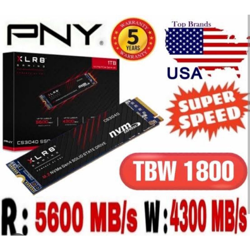 SSD Pny CS3040 gen4 nvme 2TB