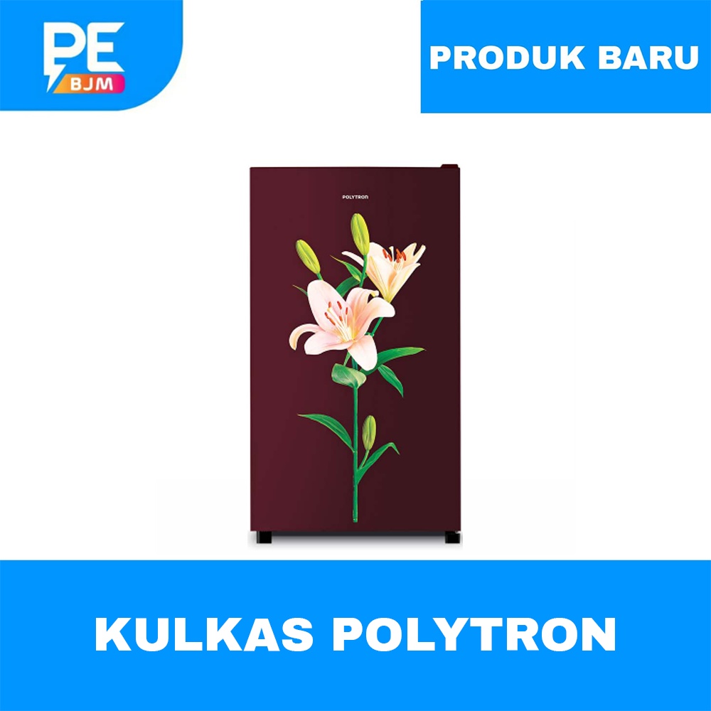 KULKAS POLYTRON 1 PINTU METALLIC 150 LITER PRB-157PR GARANSI RESMI