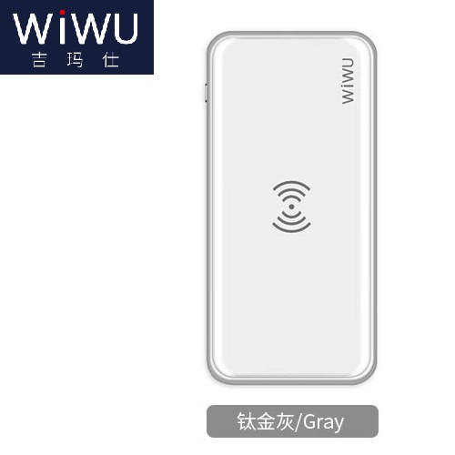 AKN88 - WIWU PREMIUM AVATAR Powerbank 8000mah Qi Wireless Charger