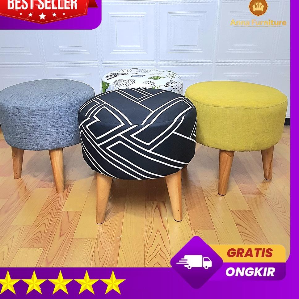 ♬ SOFA BULAT / SOFA STOOL / KURSI STOOL TINGGI 45cm TERMURAH ✰