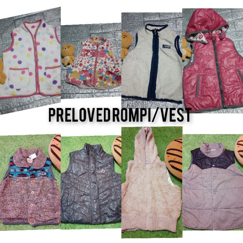 preloved rompi / vest anak thrift second