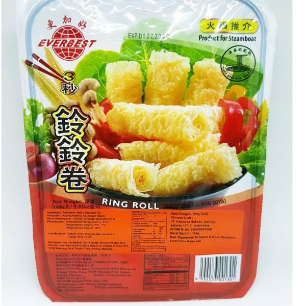 

ORIGINAL% Everbest Ring Roll Kembang Tahu Gulung Cincin Steamboat 168g