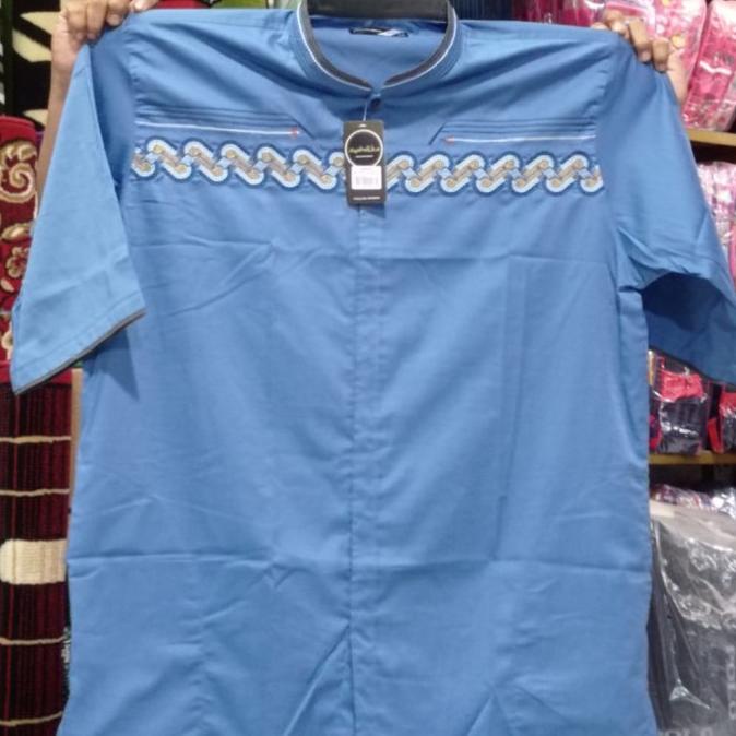 Baju koko lengan pendek ukuran jumbo L3 L4 L5