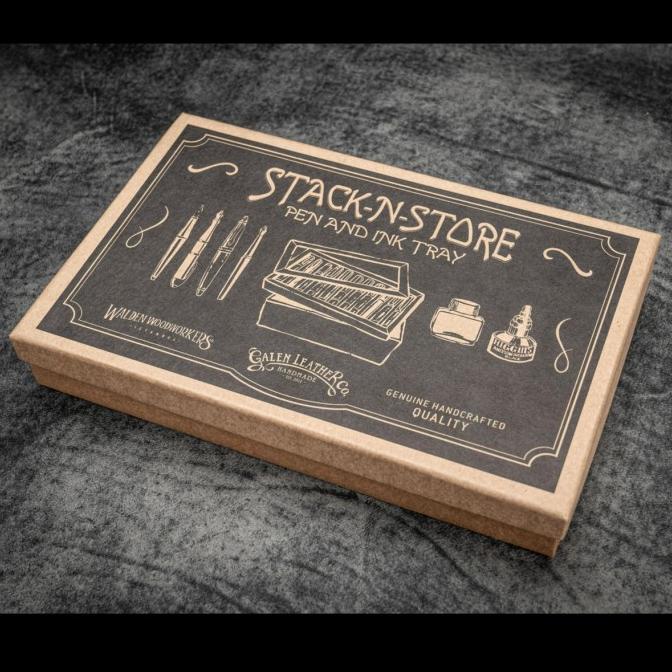 

GALEN LEATHER Stack & Store Wood Pen Display Box