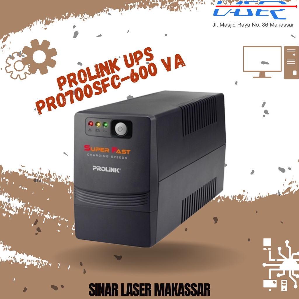 PROLINK UPS PRO700SFC-600 VA