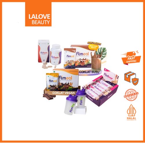FLIMEAL / FLIMBURN / FLIMBAR RASA COKLAT (1BOX ISI 12SACHET) MEAL REPLACEMENT RENDAH KALORI BPOM