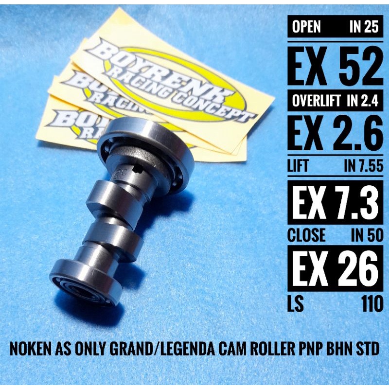 NOKEN AS GRAND/SUPRAFIT LEGENDA CAM ROLLER PNP SET RRA