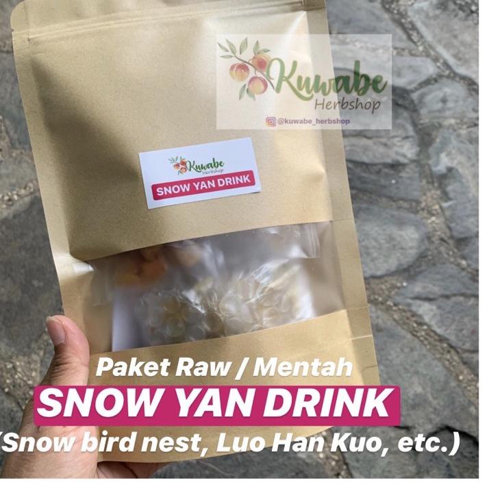 

☝ SNOW YAN DRINK/ PAKET MENTAH SNOW BIRD NEST TINGGI KOLAGEN ➱