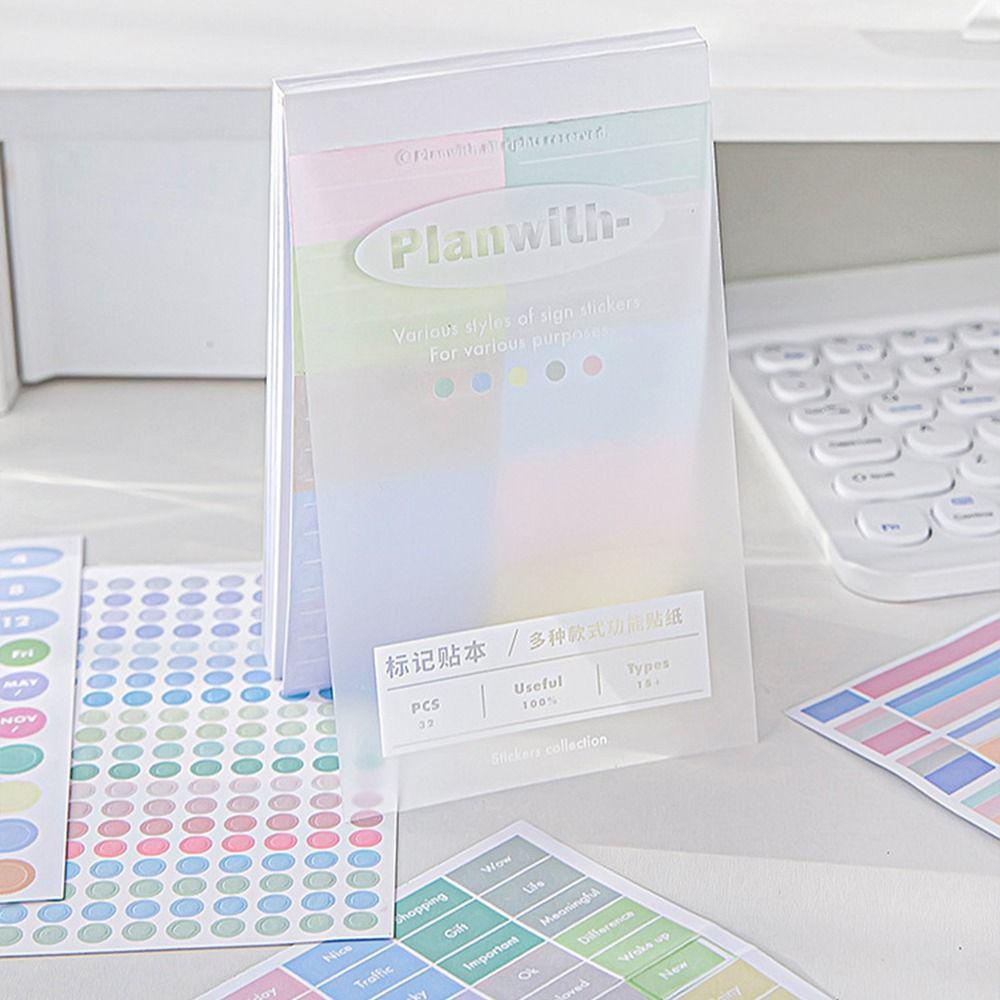 Agustinina Sticky Notes Kreatif Multifungsi Keypoints Marker Tagging Stiker DIY Craft Dekorasi To Do List Label Membaca Label