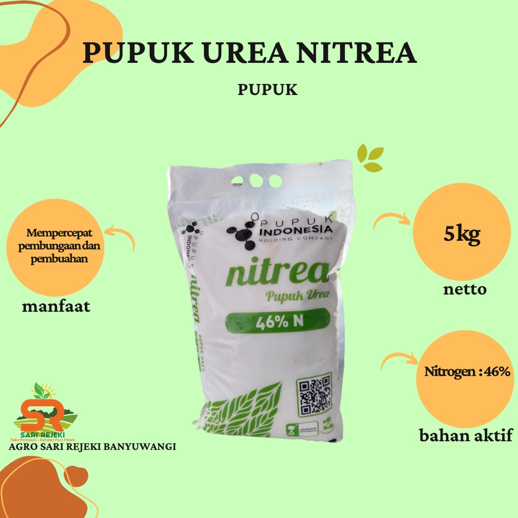 PUPUK UREA NITREA 5KG UREA PRILL