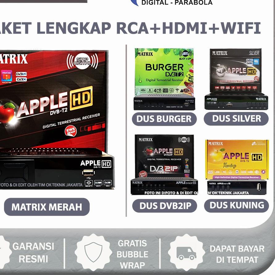 ➹ OTJ [ ] + [ GRATIS ONGKIR ] SET TOP BOX TV DIGITAL MATRIX DVB T2 HD EWS / SET TOP BOX TV DIGITAL M
