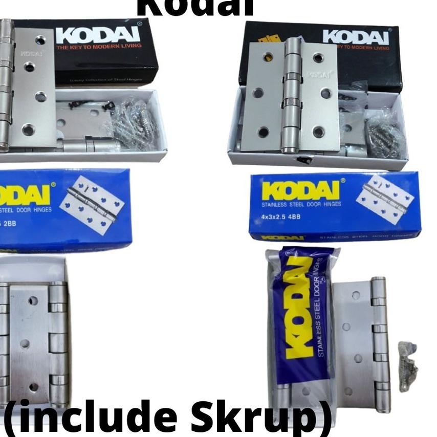 ☀ ENGSEL PINTU JENDELA STAINLESS KODAI ➺