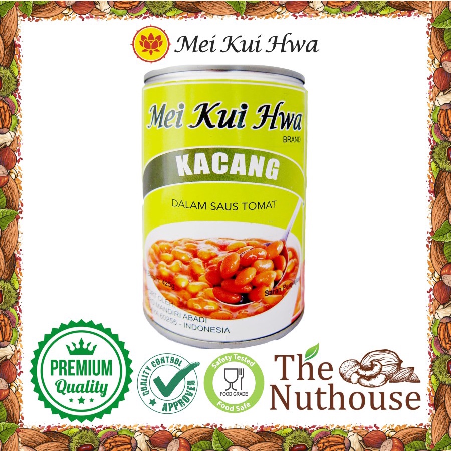 Mei Kui Hwa Baked Beans in Tomato Sauce / Kacang dalam Saus Tomat 425g