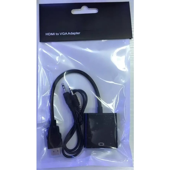 Konverter HDMI to VGA + AUX / HDMI TO VGA WITH AUDIO AUX