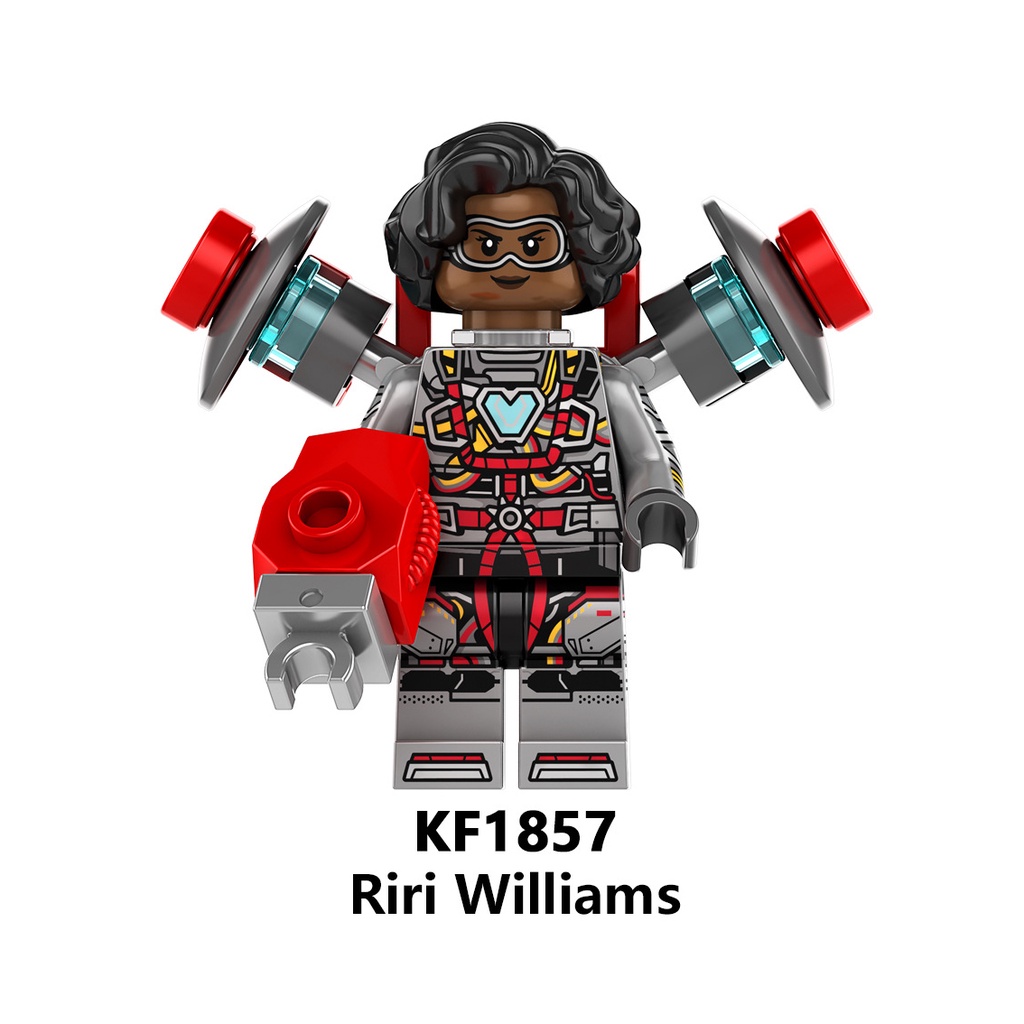 Blok Bangunan Minifigures Black Panther Wakanda Forever Shuri Nakia Riri Williams Mini Figure Mainan Hadiah KF6178