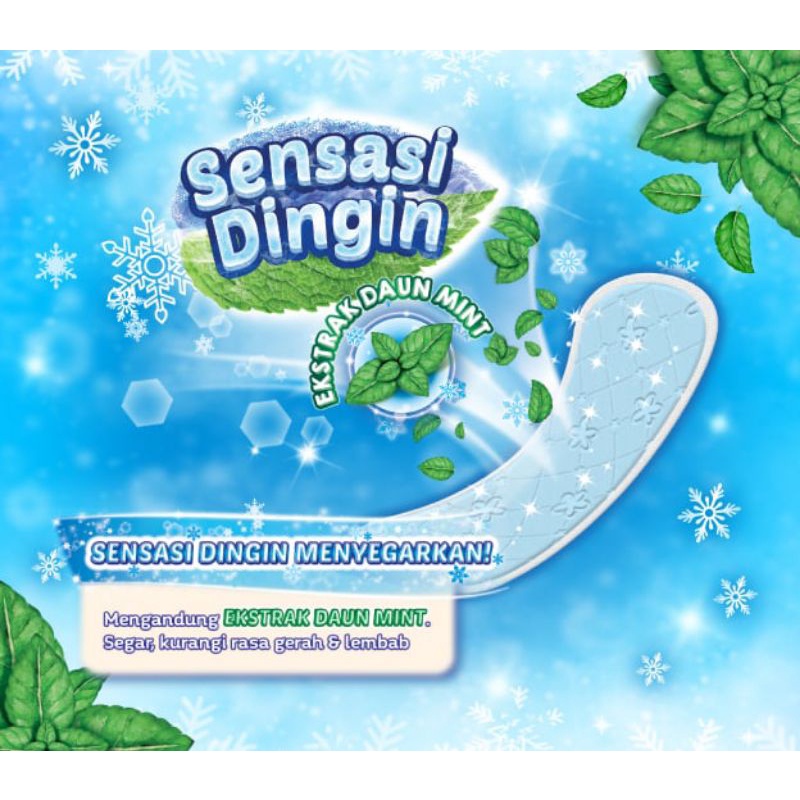 Charm Cooling Fresh Pantyliner isi 32 pads Pembalut Wanita