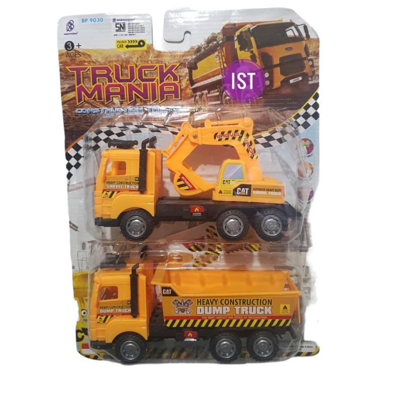 ➶ Mainan Truck Mania Construction Truck 2 Pcs ✹