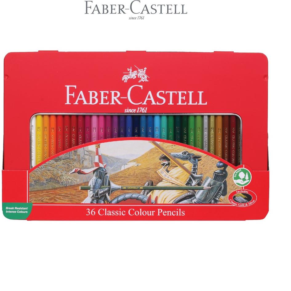 

Gratis Bubble Wrap Faber-Castell Classic Colour Pencil 36L Tin Case