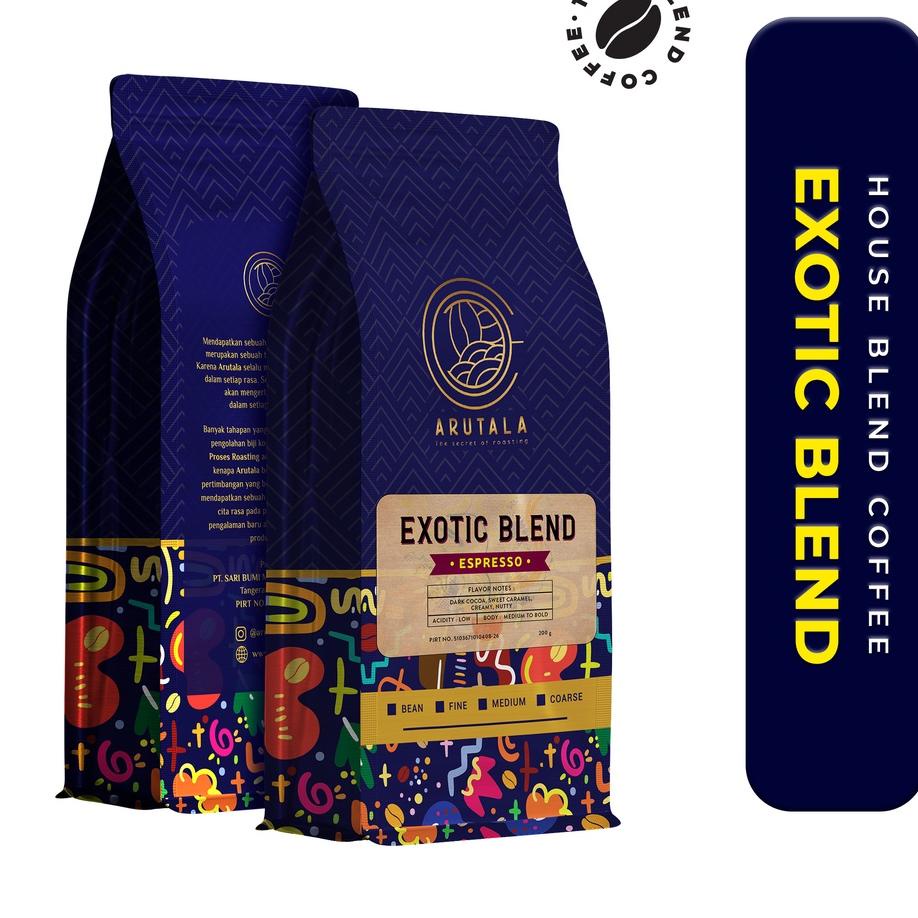 

▼ ARUTALA Kopi Exotic Blend Espresso 200 gram ➾