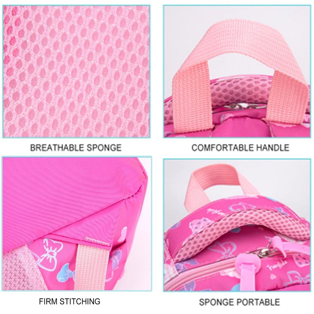 Toko agung99 - Tas Anak Animo Satuan / Tas sekolah anak perempuan paud sd tk smp sma 1 2 3 4 5 6 7 / Ransel anak perempuan Original