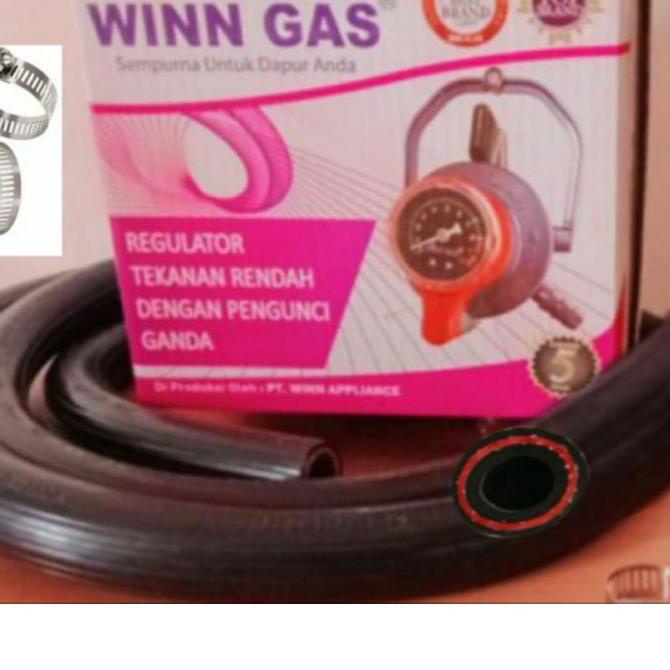 ☪ Winn  Gas ,  W 900 M , Win Gas ,  Selang Gas LPG  3 Lapis Asli Ori ❈