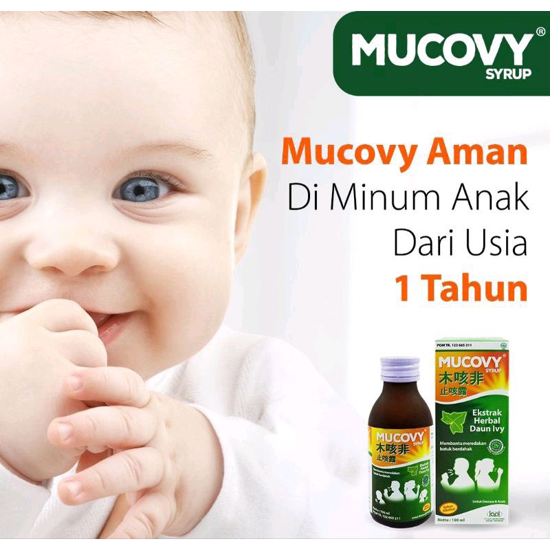 MUVOVY sirup Obat Batuk Berdahak Batuk Membandel aman Bumil Busui