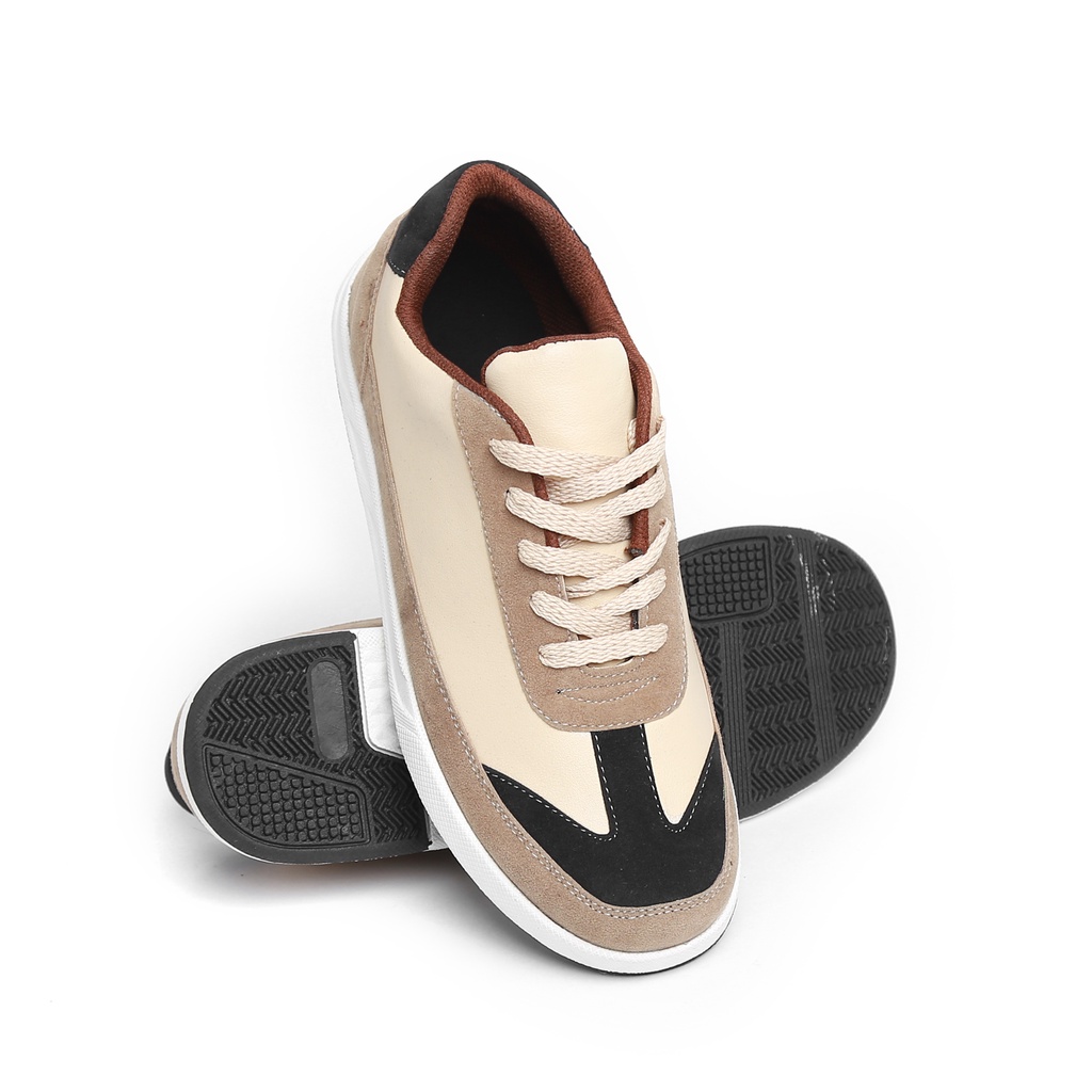 TA003 | Sneakers Unisex Casual Cream Mocca Original Skate Street Style | FORIND Terraforma