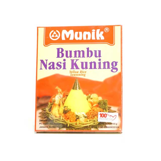 

MUNIK BUMBU NASI KUNING 65GRAM