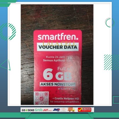 Voucher data Smartfren 6GB / Voucher smartfren 6GB