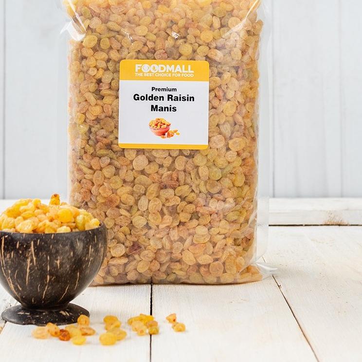 

➲ Golden Raisin Simin Manis Organik 1 KG / Kismis Emas 1 KG ➩