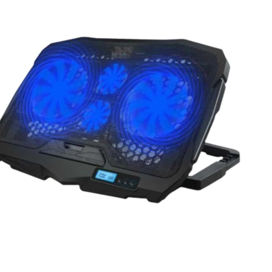 ▼ Unitech Cooler Cooling Pad Laptop 4 Fan Super Kencang S18 ➥