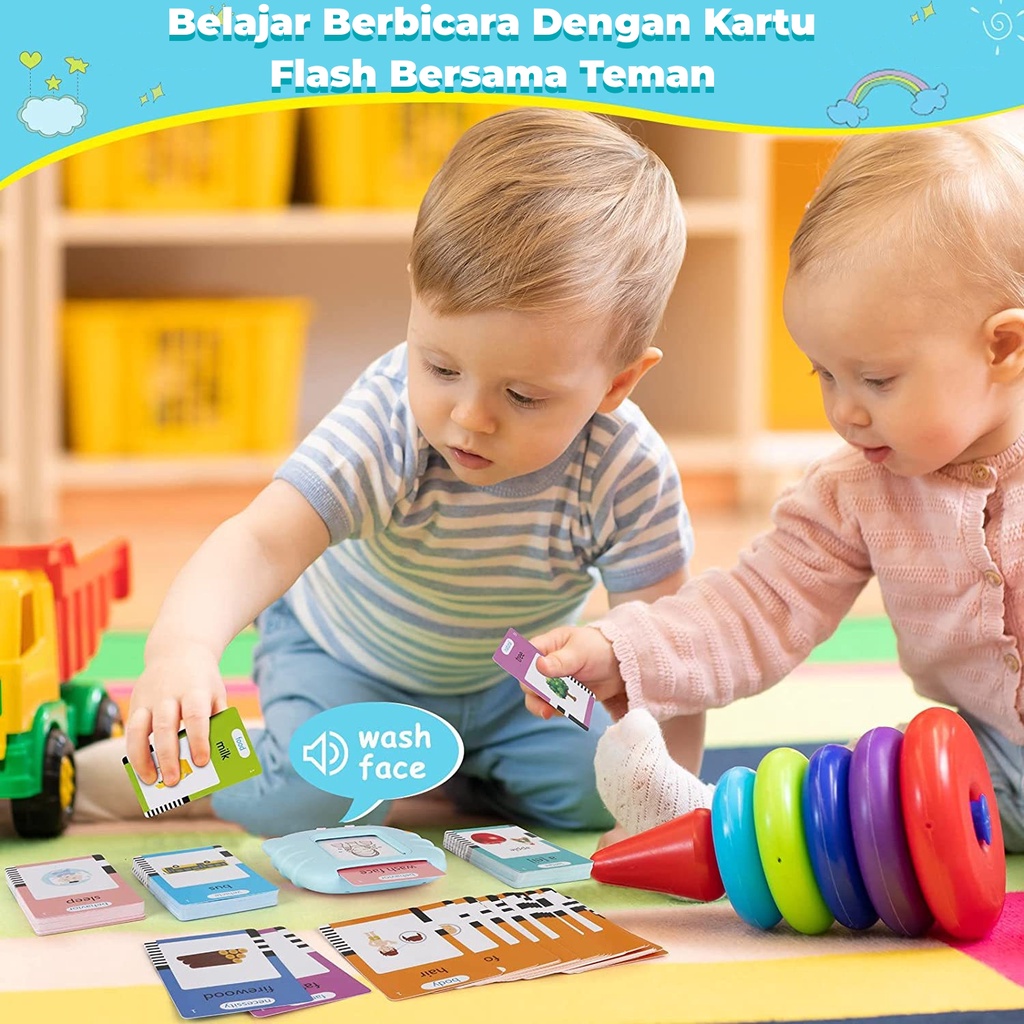 COD Mesin Pendidikan Awal Bayi / Edukasi Early Education Bilingual Device / Anak Mainan Flash Card