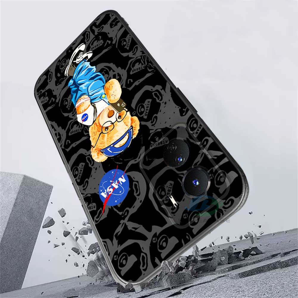 Huawei P30 Lite Nova 5T Nova 3i Nova 7i Y6P Y7A Y6 Pro Y7 Pro 2019 Y9S Kartun Koboi Muppet Bear Silikon Casing Ponsel Binteacase