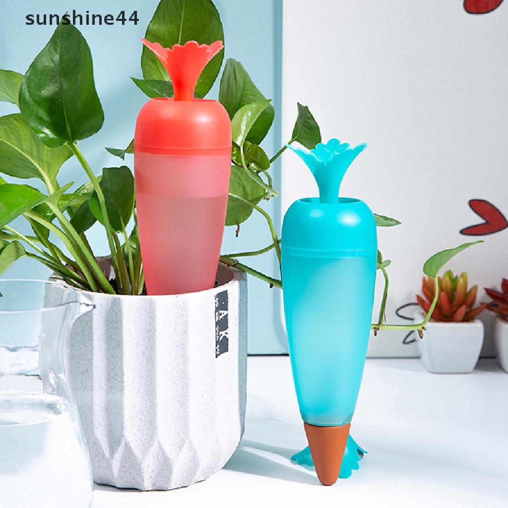 Sunshine Wortel Besar Self Watering Alat Taman Plastik Travel Dripper Irigasi Device ID