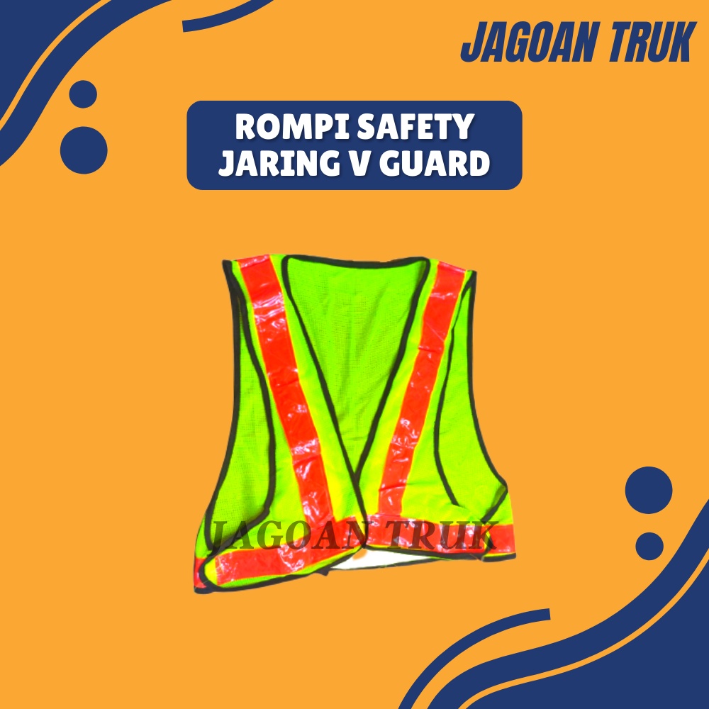 Rompi Proyek Jaring V Guard Safety Vest Jala Proyek Pengaman