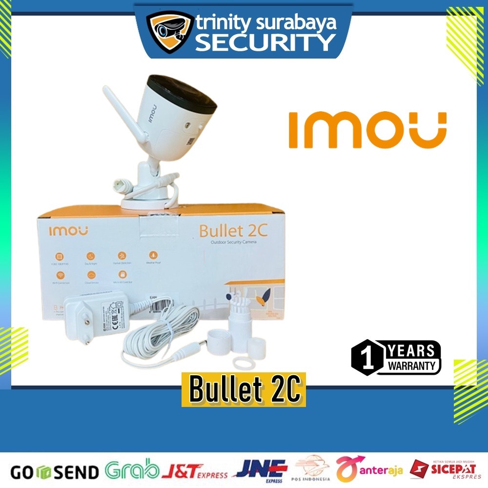 Wifi Camera CCTV IMOU Bullet 2C 1080P