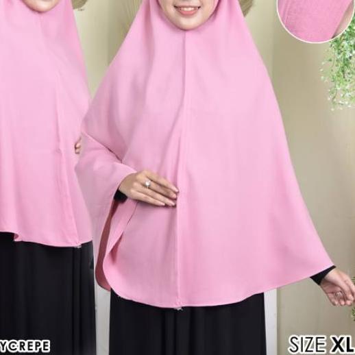 ♫ Khimar wolly crepe import size xl daily fashionable by Tegar collection ♖