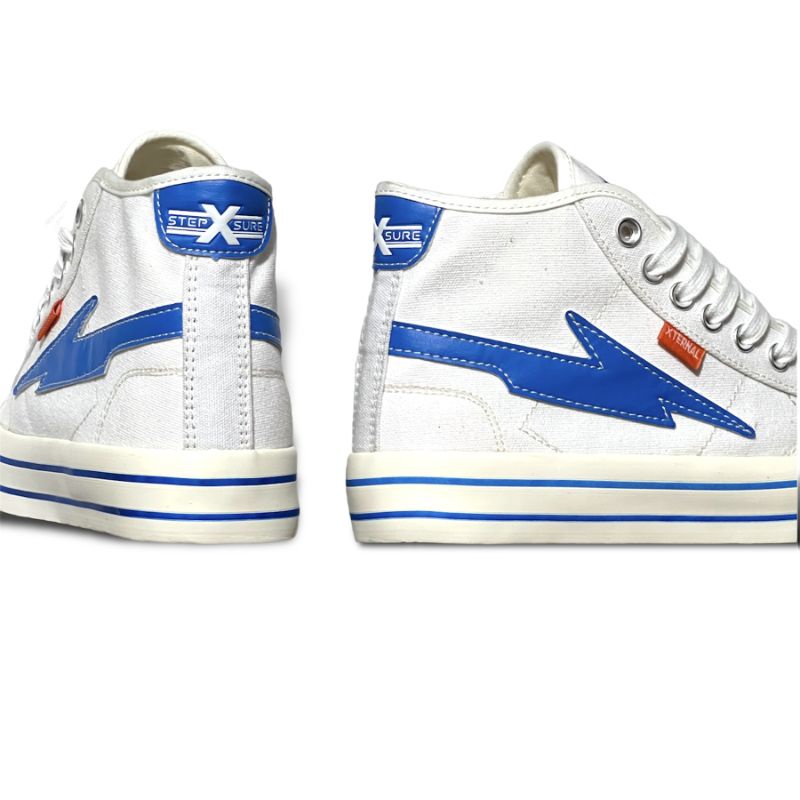 Sepatu XternalStepSure - Mitterns Storm High White Blue