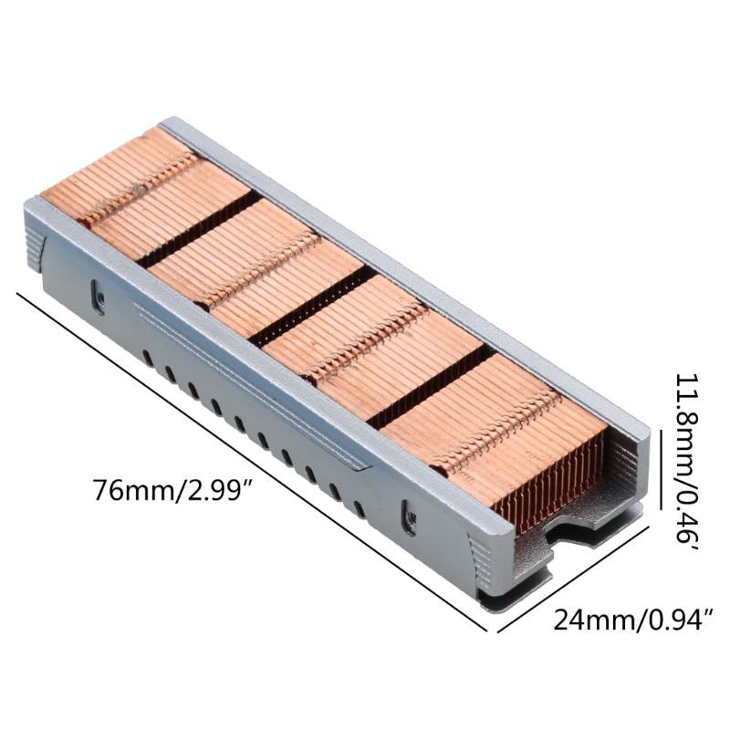 Heatsink BT 2280m.2 Dengan Perekat Konduktif Thermal Untuk Pendingin Radiator NVME M.2